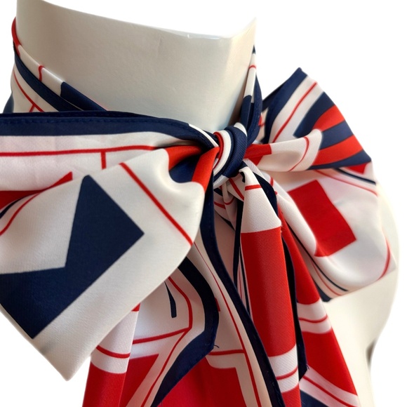 Vintage Vera Neumann Nautical Signal Flag Scarf - Picture 2 of 7